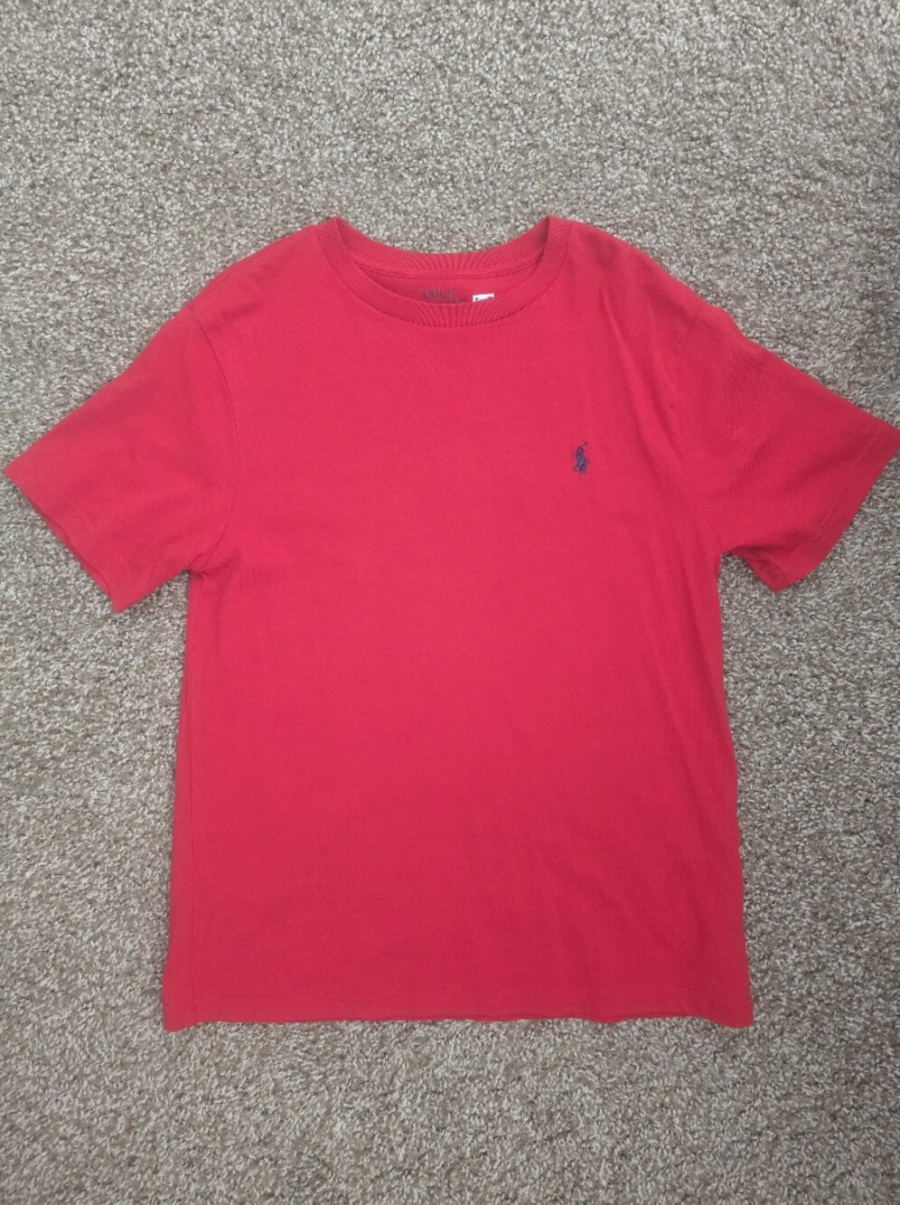 Ralph Lauren Red Polo Crew Neck T‑Shirt